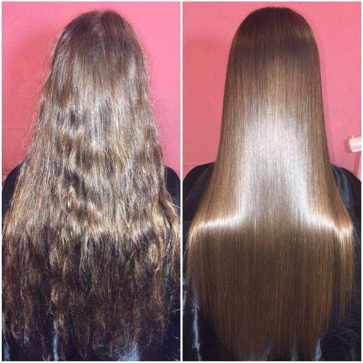 Shampooings après lissage des cheveux à la kératine sans sulfates