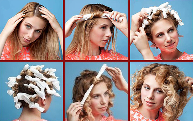 Comment enrouler des boucles sur des chiffons - guide étape par étape
