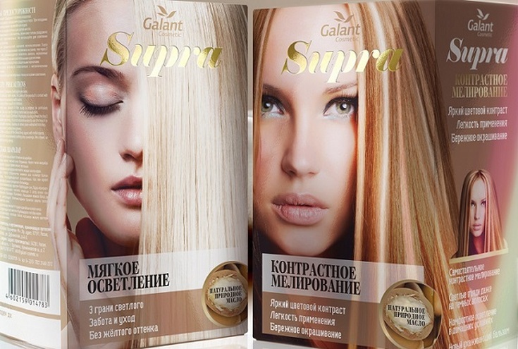 Eclaircissement des cheveux Supra à la maison