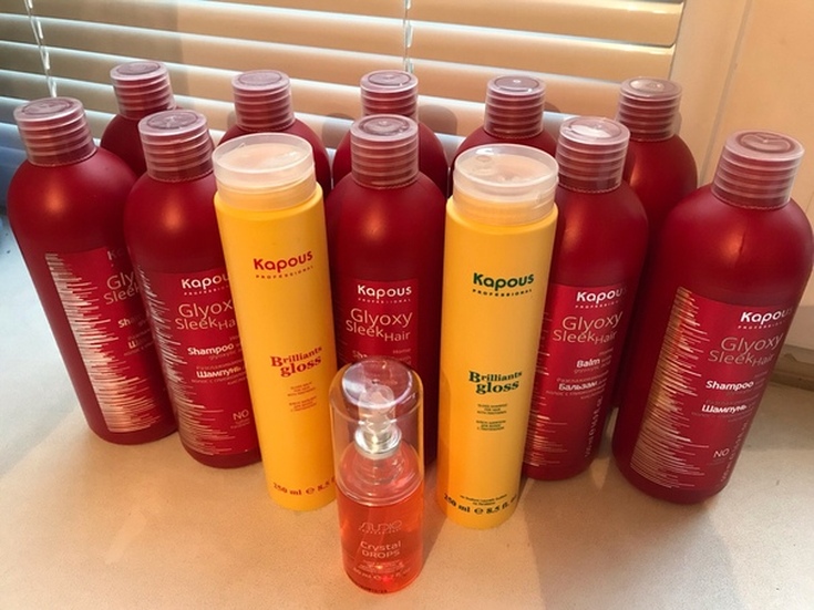 Shampooings après lissage des cheveux à la kératine sans sulfates