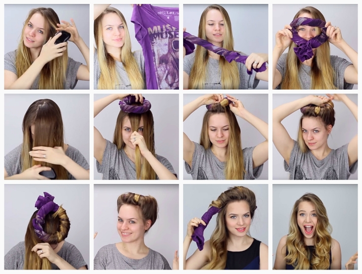Comment enrouler des boucles sur des chiffons - guide étape par étape