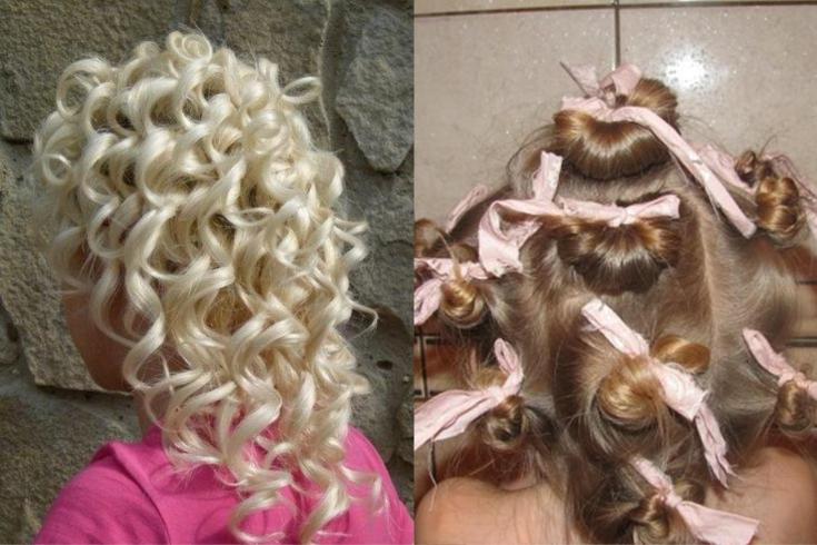 Comment enrouler des boucles sur des chiffons - guide étape par étape