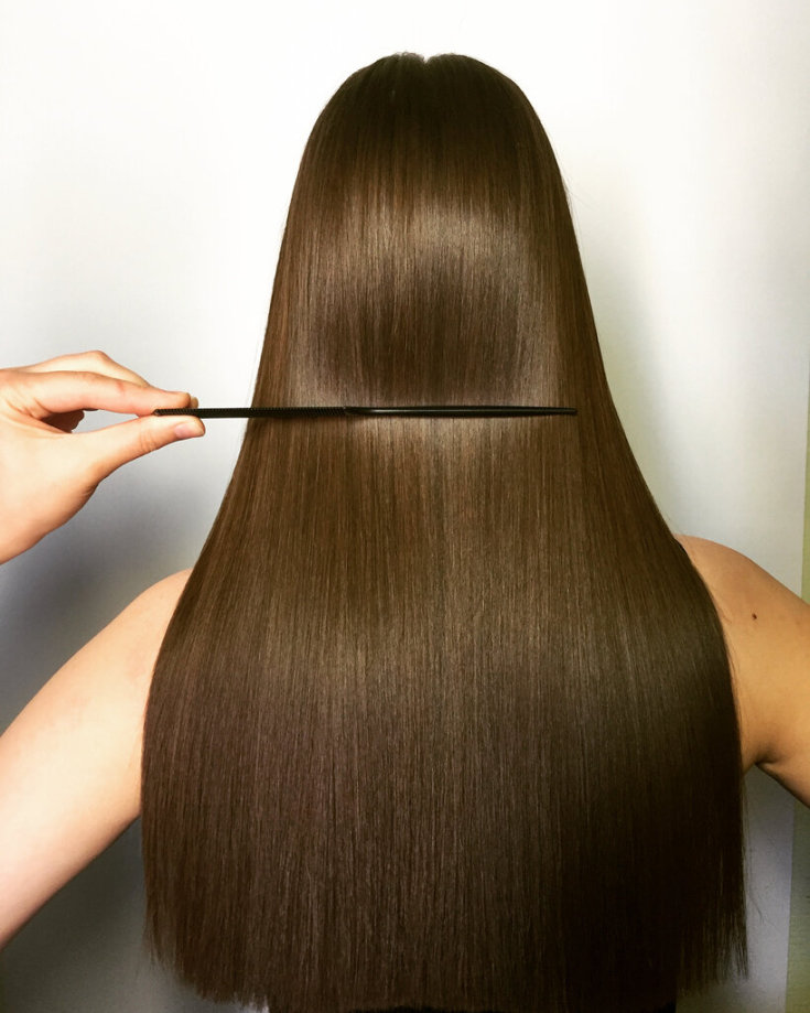 Shampooings après lissage des cheveux à la kératine sans sulfates