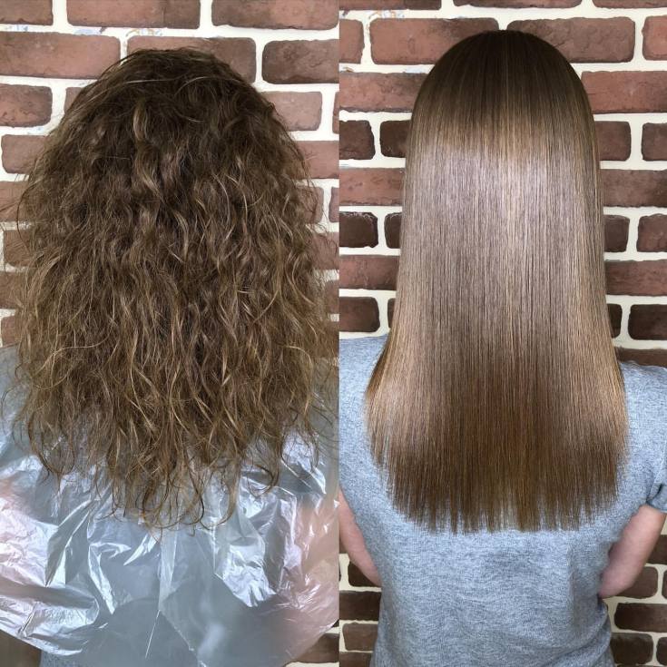 Shampooings après lissage des cheveux à la kératine sans sulfates