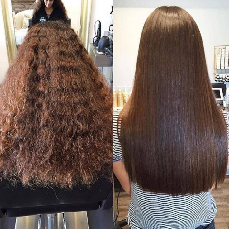 Shampooings après lissage des cheveux à la kératine sans sulfates