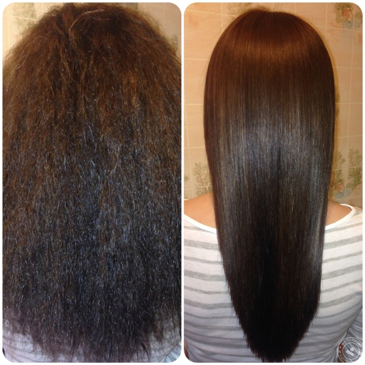 Shampooings après lissage des cheveux à la kératine sans sulfates
