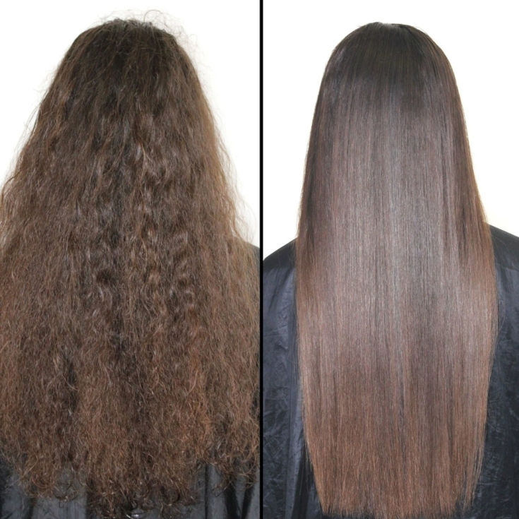Shampooings après lissage des cheveux à la kératine sans sulfates